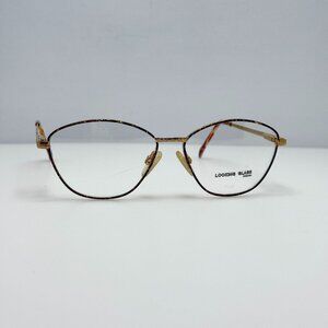 Looking Glass 9040 Gold Demi Blue Eyeglasses Eye Glasses Frames 52-18-140